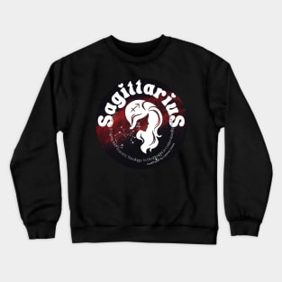 Cosmic Sagittarius Zodiac Charater Crewneck Sweatshirt